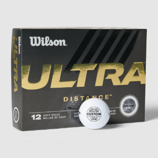 12カスタムパーソナライズされたWilson Ultra 500距離 ゴルフボール