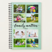 12カスタム枚の写真集 – 家族のこと毎日 プランナー手帳 (正面)