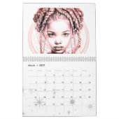 12カラフルか月カレンダー カレンダー (3月 2027)