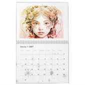 12カラフルか月カレンダー カレンダー (1月 2027)