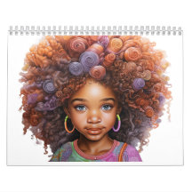 12カラフルか月カレンダー