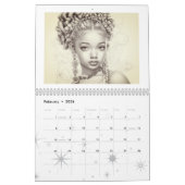 12カラフルか月カレンダー カレンダー (2月 2026)