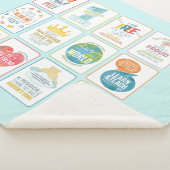 12カラフルペソ毛布 シェルパブランケット (3/4)