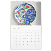 12カ月のトルコセラミック カレンダー (3月 2027)