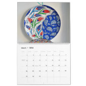 12カ月のトルコセラミック カレンダー (3月 2026)