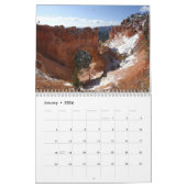 12カ月の国立公園12第4版 カレンダー (1月 2026)