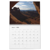 12カ月の国立公園12第6版 カレンダー (3月 2026)