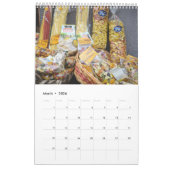 12カ月の食品画像コレクション カレンダー (3月 2026)