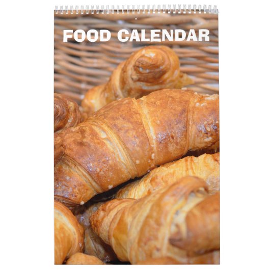 12カ月の食品画像コレクション カレンダー (カバー)