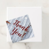 12ギフトラベルホワイトウォッシュウッドバーンドアカントリー フェイバータグ (インサイチュ)