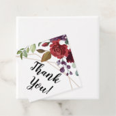 12ギフトラベルホワイトローズ金ゴールド幾何学模様 フェイバータグ (インサイチュ)