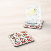 12クリスマスキルト日ギフトのプリント コースター (右側)