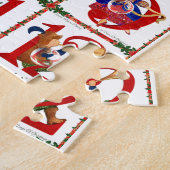 12クリスマスキルト日ギフトのプリント ジグソーパズル (側面)