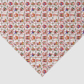 12クリスマスキルト日プリント 薄葉紙 (詳細)