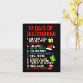 12クリスマスパジャマX-mas Dispを派遣する日 カード (黄色い花)