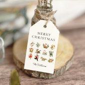 12クリスマスプレゼントパーソナライズされたラベルの日 ギフトタグ