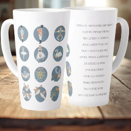 12クリスマスホリデーソングの日 カフェラテマグ