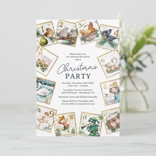 12クリスマスホリデーパーティーの日 招待状 (スタンド正面)