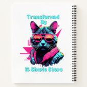 12シンプルステップ、オウム、NA、Al-Anon Nで変換 ノートブック (裏面)