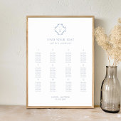 12スタイリッシュ表の結婚ポスター座席表 ポスター