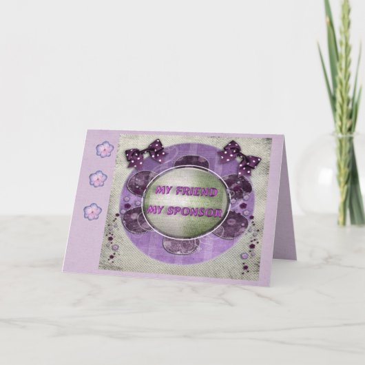 12ステップのリカバリとサポート カード (正面)