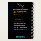 12ステップやる気を起こさせるダイアリー – パーソナライズされた ノートブック (裏面)