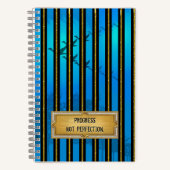 12ステップやる気を起こさせるダイアリー – パーソナライズされた ノートブック (正面)