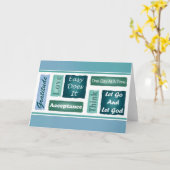 12ステップカ感動的ード カード (黄色い花)