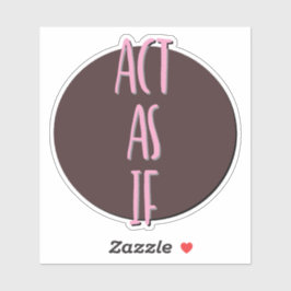 12ステップスもしスローガンとして機能 シール