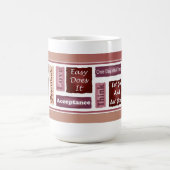 12ステッププログラムマグ コーヒーマグカップ (中央)