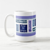 12ステッププログラムマグ コーヒーマグカップ (左)