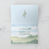 12ステップリカバリ記念日自然の風景 カード (内部)