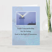 12ステップ中毒の回復のための6ヶ月の記念日 カード (正面)