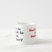 12ステップ古いタイマジョーク エスプレッソカップ (正面)