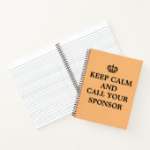 12ステップ回復の安全オウムNAジャーナルノートブック ノートブック (内部)