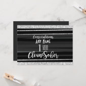 12ステップ回復プログラム対応の禁酒カード（AA/NA対応） カード (正面/裏面インサイチュ)