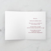 12ステップ誕生日または記念日1年クリーンソバー カード (内部)