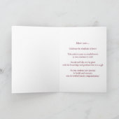 12ステップ誕生日周年記念15年クリーンソバー カード (内部)