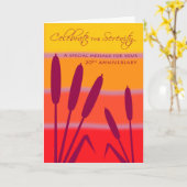 12ステップ誕生日記念日20年クリーンソバー カード (黄色い花)