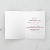 12ステップ誕生日記念日3年クリーンソバー カード (内部)