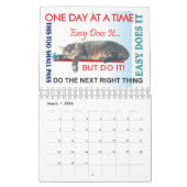 12ステップsobrietyスローガンカレンダーver.2 カレンダー (3月 2026)