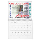 12ステップsobrietyスローガンカレンダーver.2 カレンダー (1月 2026)