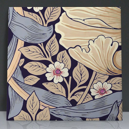 12ダスティブルー&イエローのシームレスな11 タイル