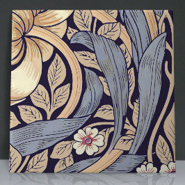 12ダスティブルー&イエローのシームレスな12 タイル