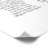 12テーブモダンルウェルカムシーティングチャート ポスター (角)