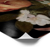 12テーブル座席表(オランダマスター花模様) ポスター (コーナー)