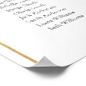 12テーブル金ゴールドアーチ座席表の検索 ポスター (角)