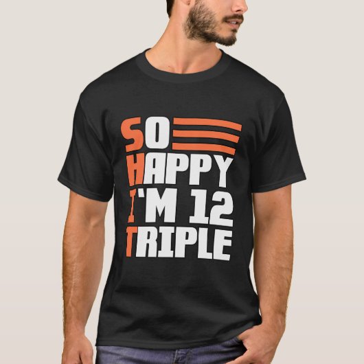 12トリプル36誕生日 Tシャツ (正面)