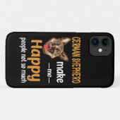 12ドイツの羊飼いが私を幸せな人々そうmuc Case-Mate iPhoneケース (裏面(横))