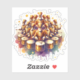 12ドラマズドラミング12日のクリスマス シール